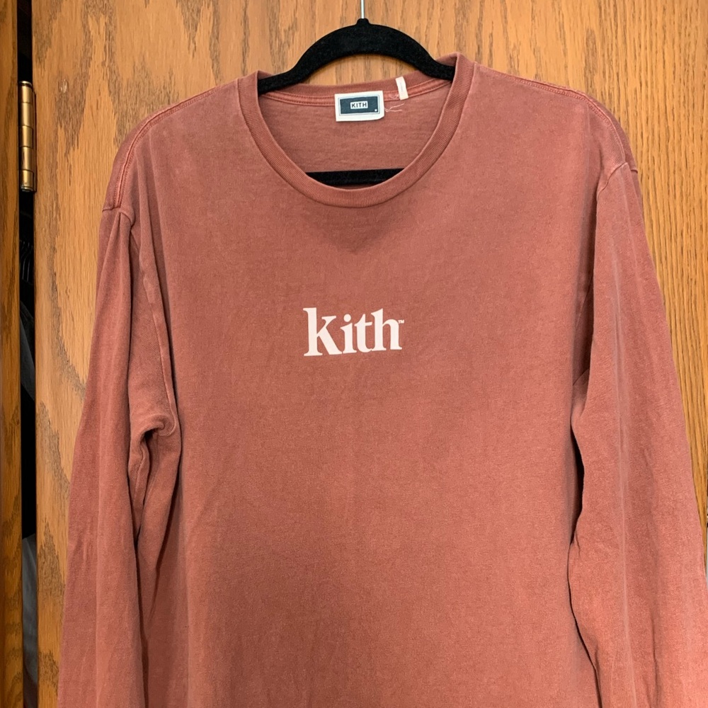 Kith Pigment Dyed Clay Long Sleeve Size M